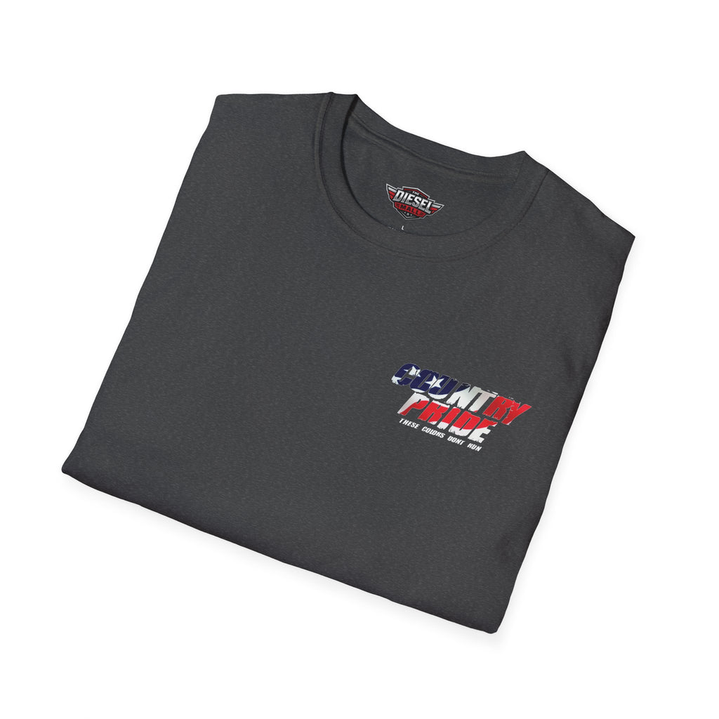 Patriotic Country Pride T-Shirt — American Flag 'Country Pride' Graphic