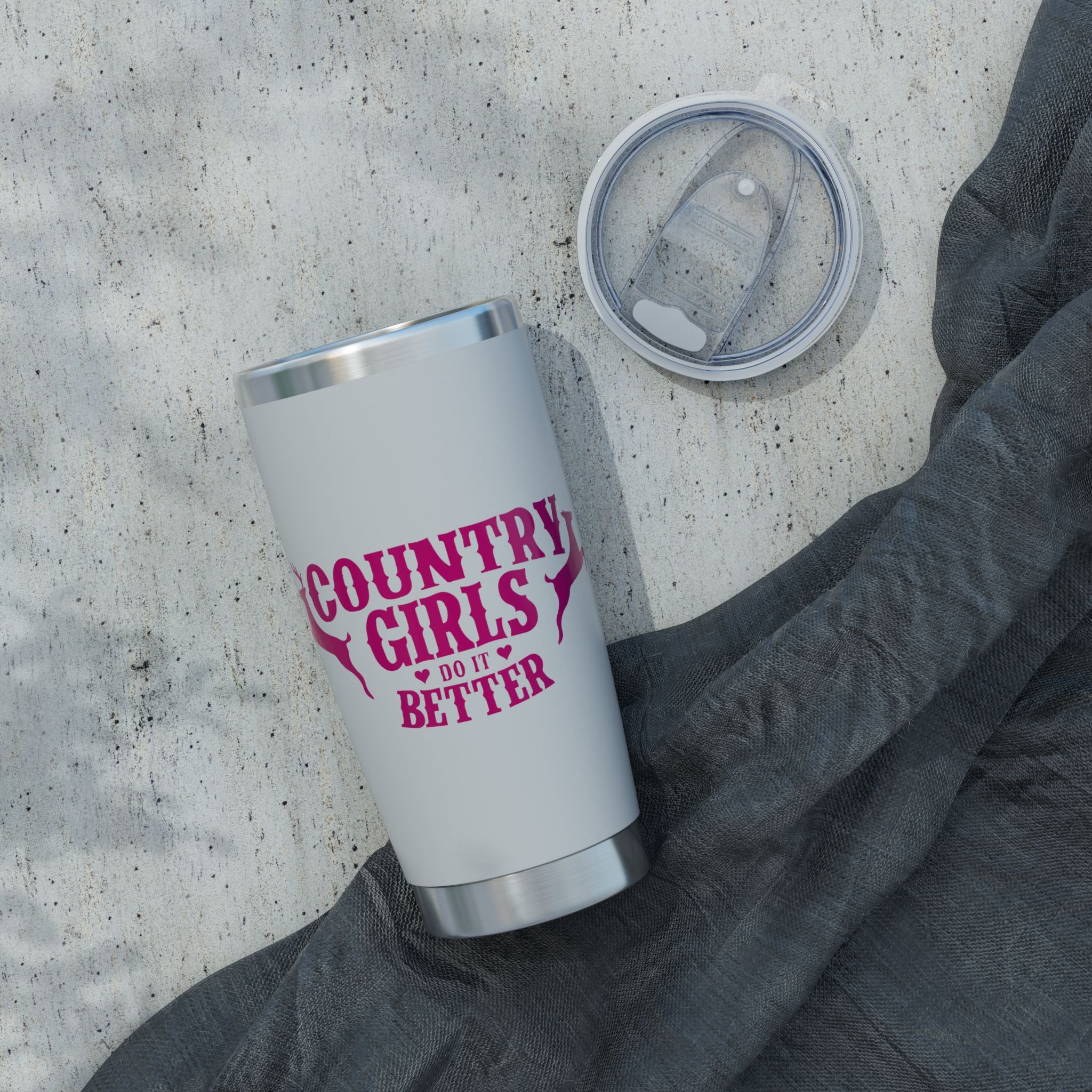 20oz Tumbler - "Country Girls Do It Better" Insulated Travel Cup