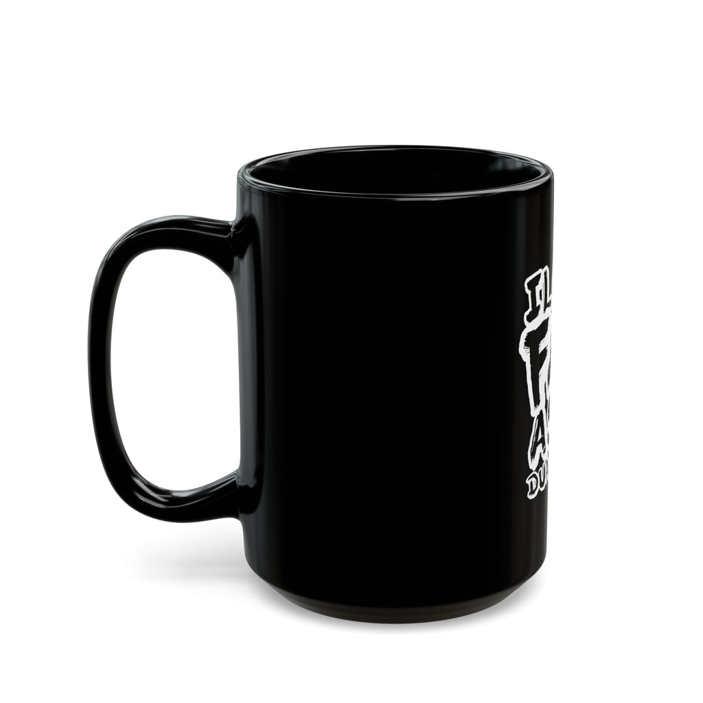 I Love Fat Ass Duallys Black Mug — Funny Truck Lover Coffee Cup (11oz/15oz)