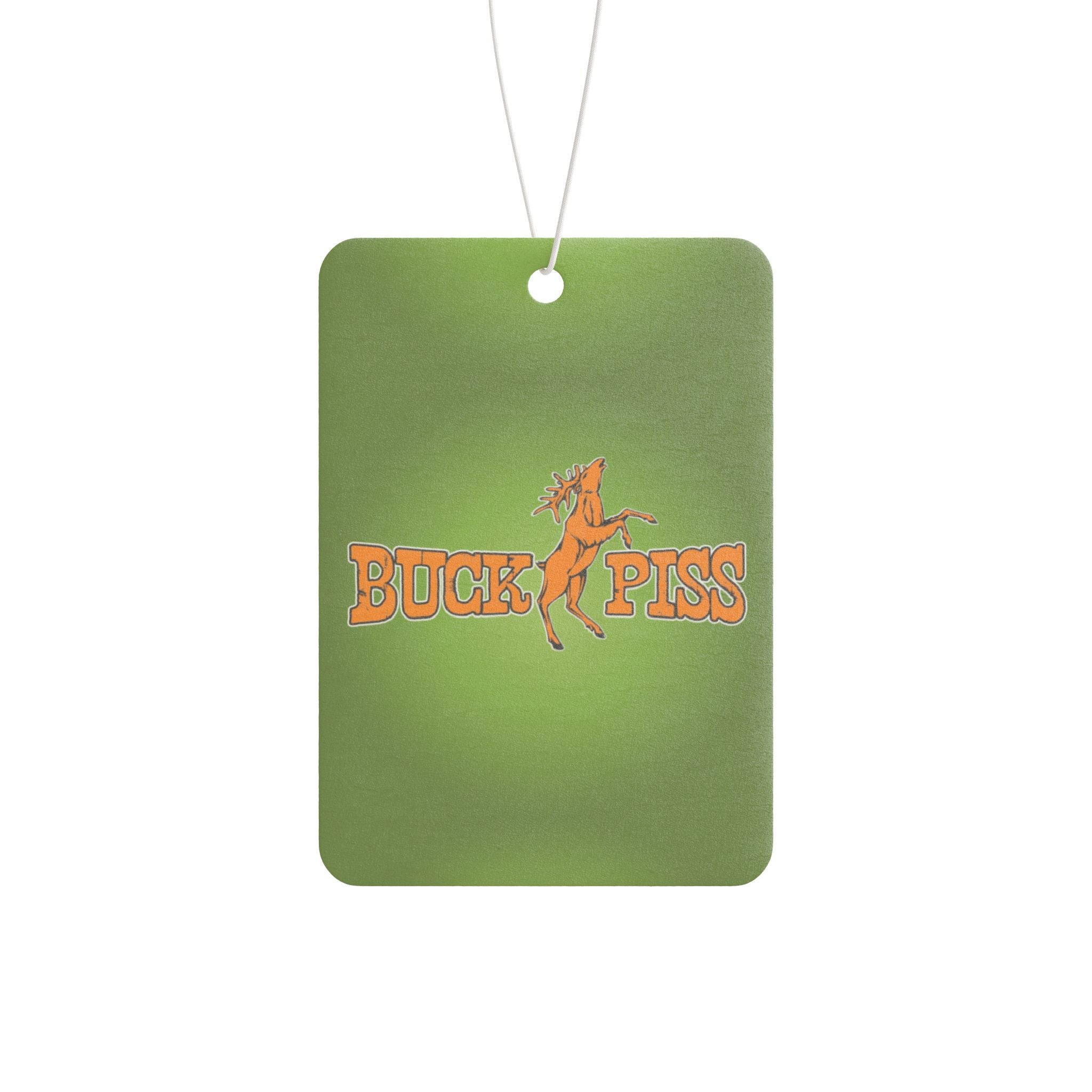 Car Air Freshener — 'Buck' Kiss' Retro Rodeo Logo Scented Hanging Ornament