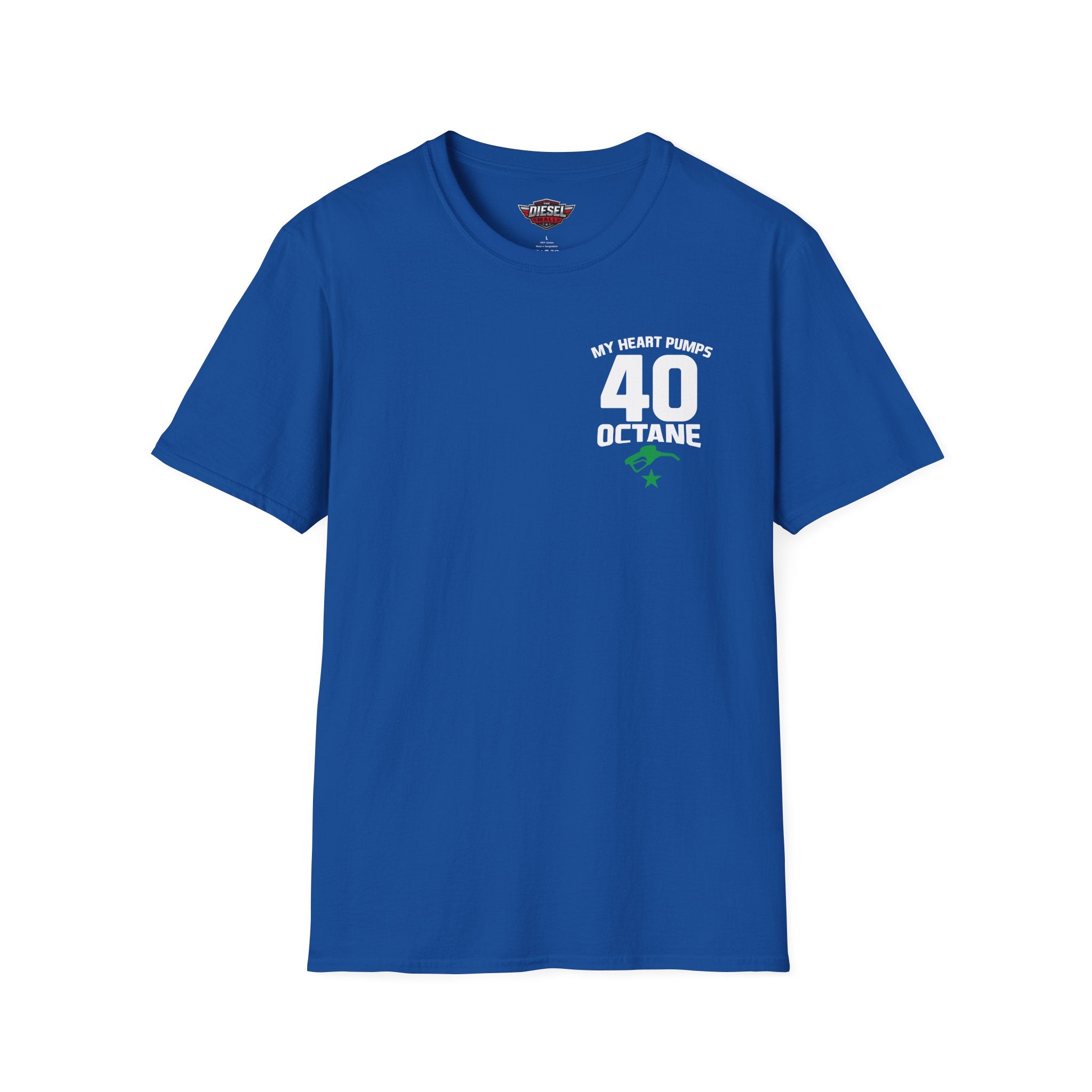 My Heart Pumps 40 Octane T-Shirt — Racing Enthusiast 40th Birthday Tee