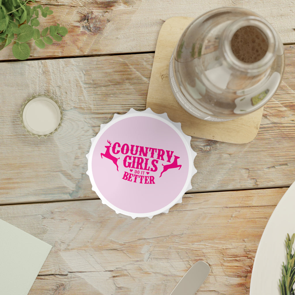 Country Girls Do It Better Bottle Opener — Pink Deer Design