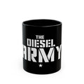 The Diesel Army Black Coffee Mug –  11oz/15oz Ceramic