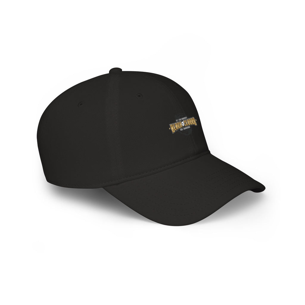 Low Profile Baseball Cap — 'Ride or Die' Vintage Motorcycle Logo