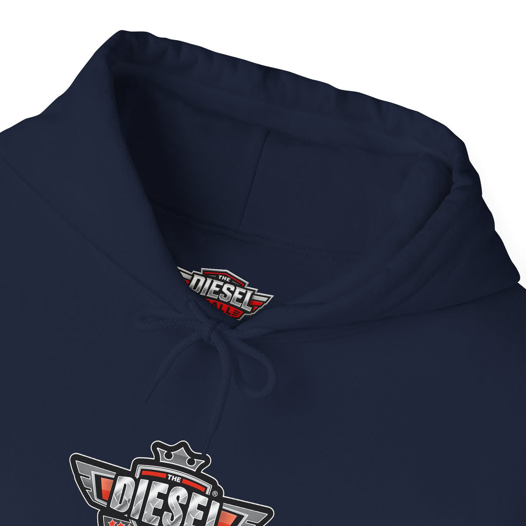 Diesel Logo Hoodie — Retro Motor Emblem Pullover
