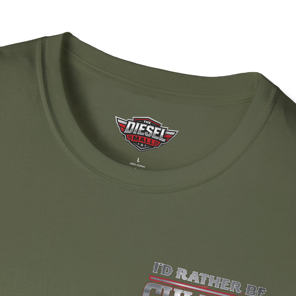 Cummins Truck T-Shirt — "I'd Rather Be Cummin' Than Strokin'" Diesel Tee