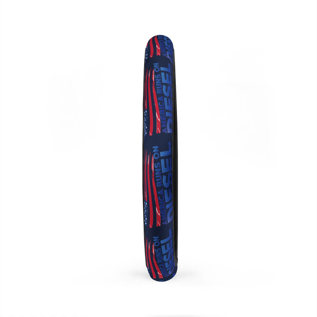 Diesel Logo Steering Wheel Cover - Blue & Red Car Accessory