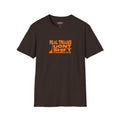 Trucker T-Shirt — "Real Trucks Don't Shift Themselves" Vintage Orange Graphic
