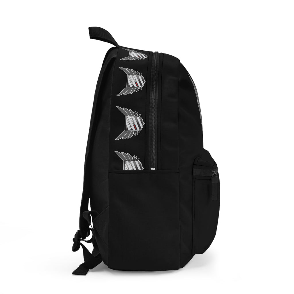 Diesel Army Shield Backpack — Tactical Wing Emblem Daypack