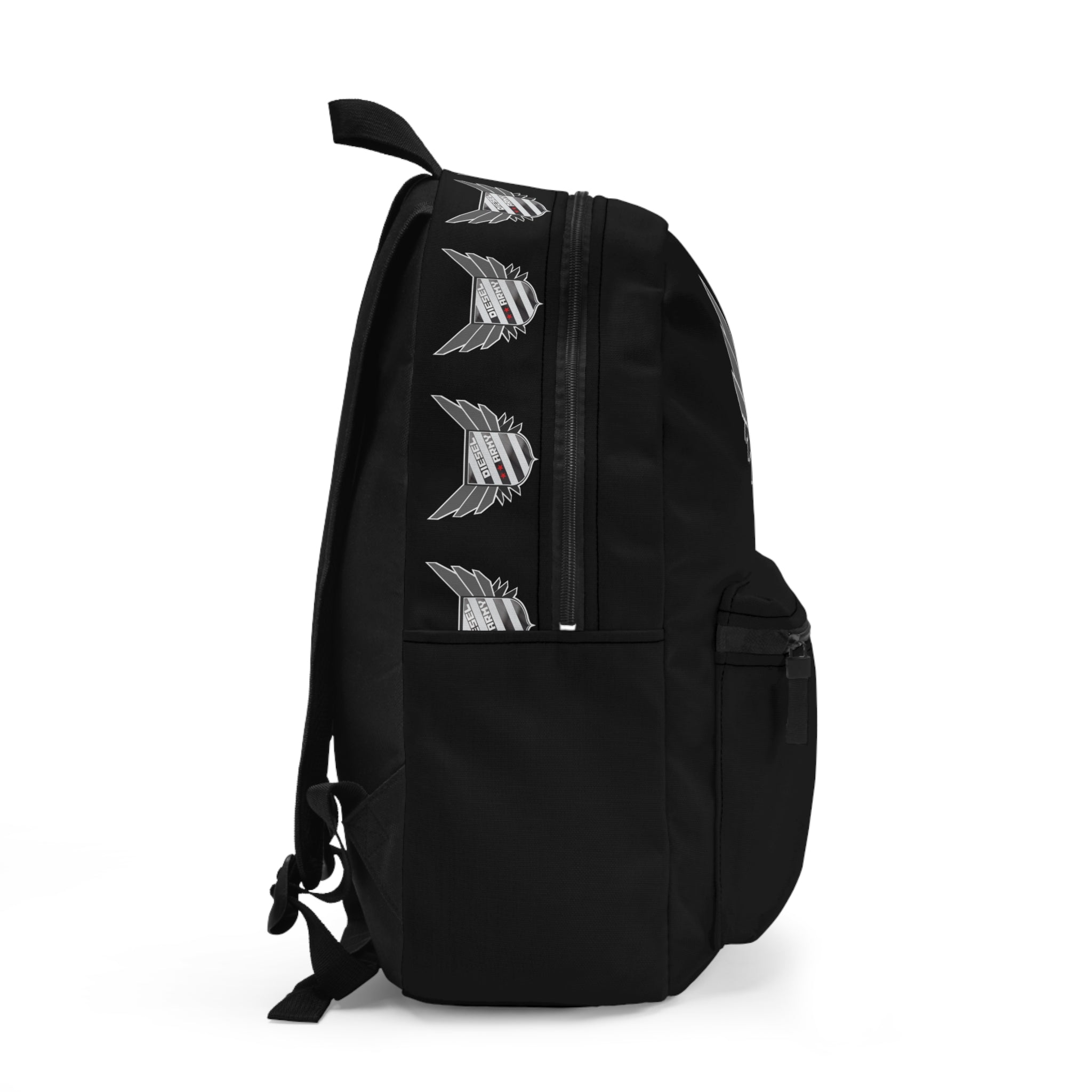Diesel Army Shield Backpack — Tactical Wing Emblem Daypack