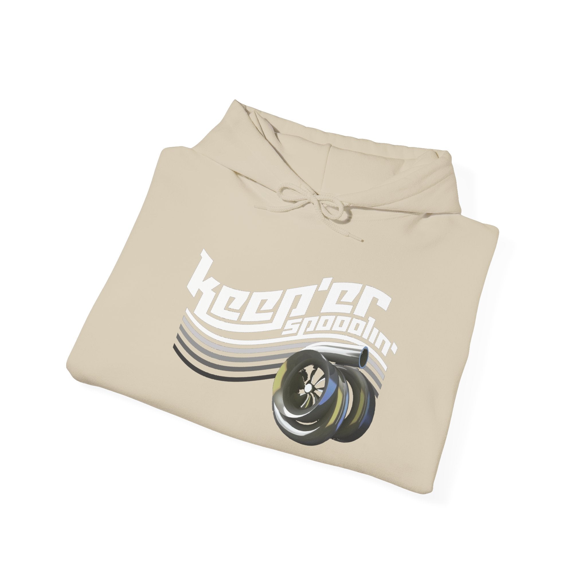 Keeper Automotive Hoodie — "Keeper Goodoline" Lens & Racing Stripe Design