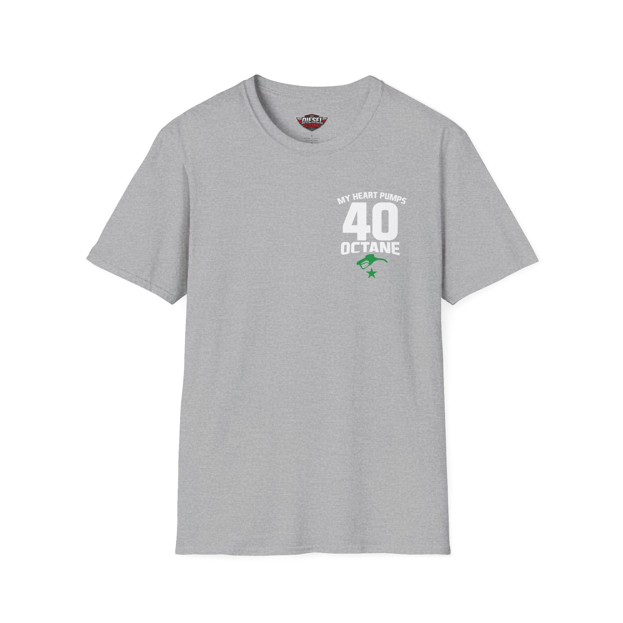 My Heart Pumps 40 Octane T-Shirt — Racing Enthusiast 40th Birthday Tee