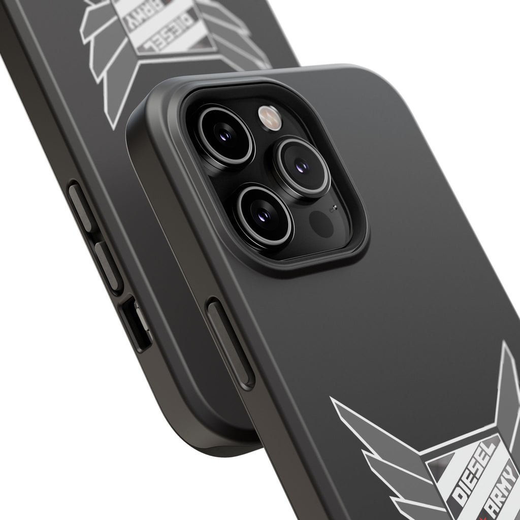 Phone Case — Black Diesel Army Emblem Impact-Resistant Case