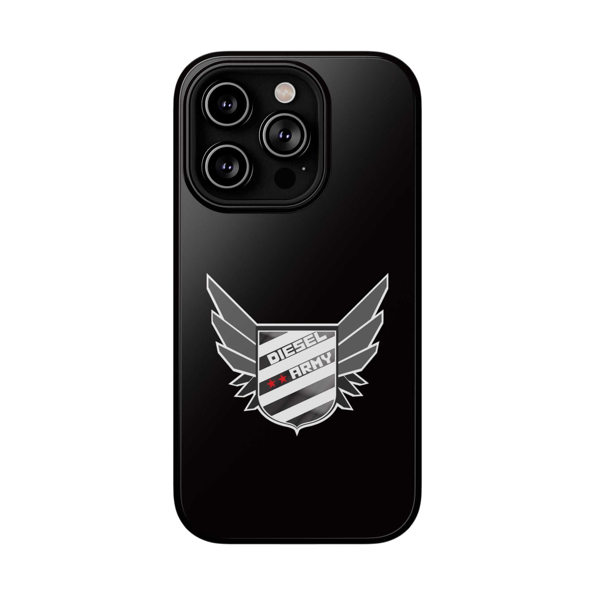 Phone Case — Black Diesel Army Emblem Impact-Resistant Case