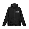 Windbreaker Jacket —  Graphic Full‑Zip Hooded Jacket
