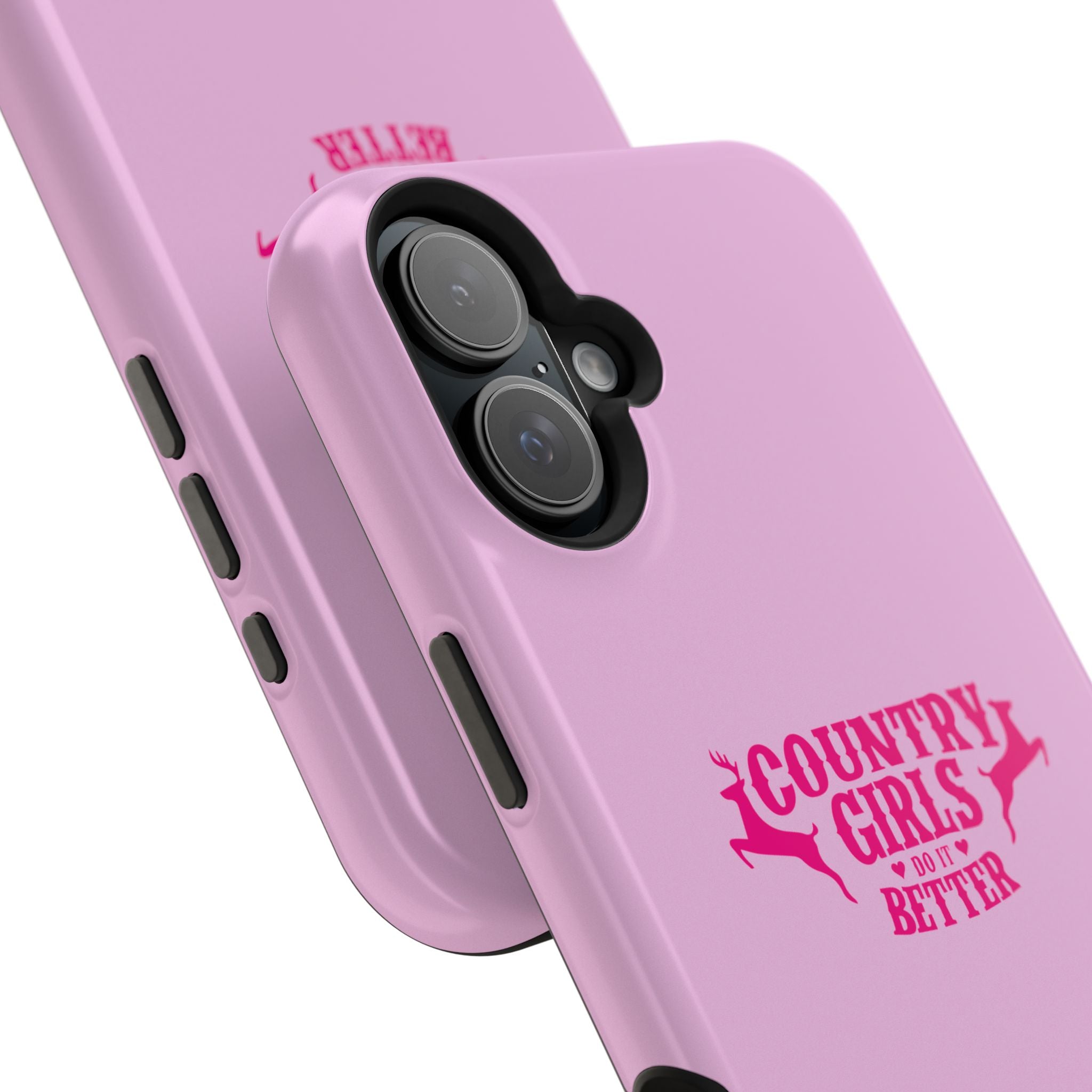 Country Girls Do It Better Pink Impact-Resistant Phone Case