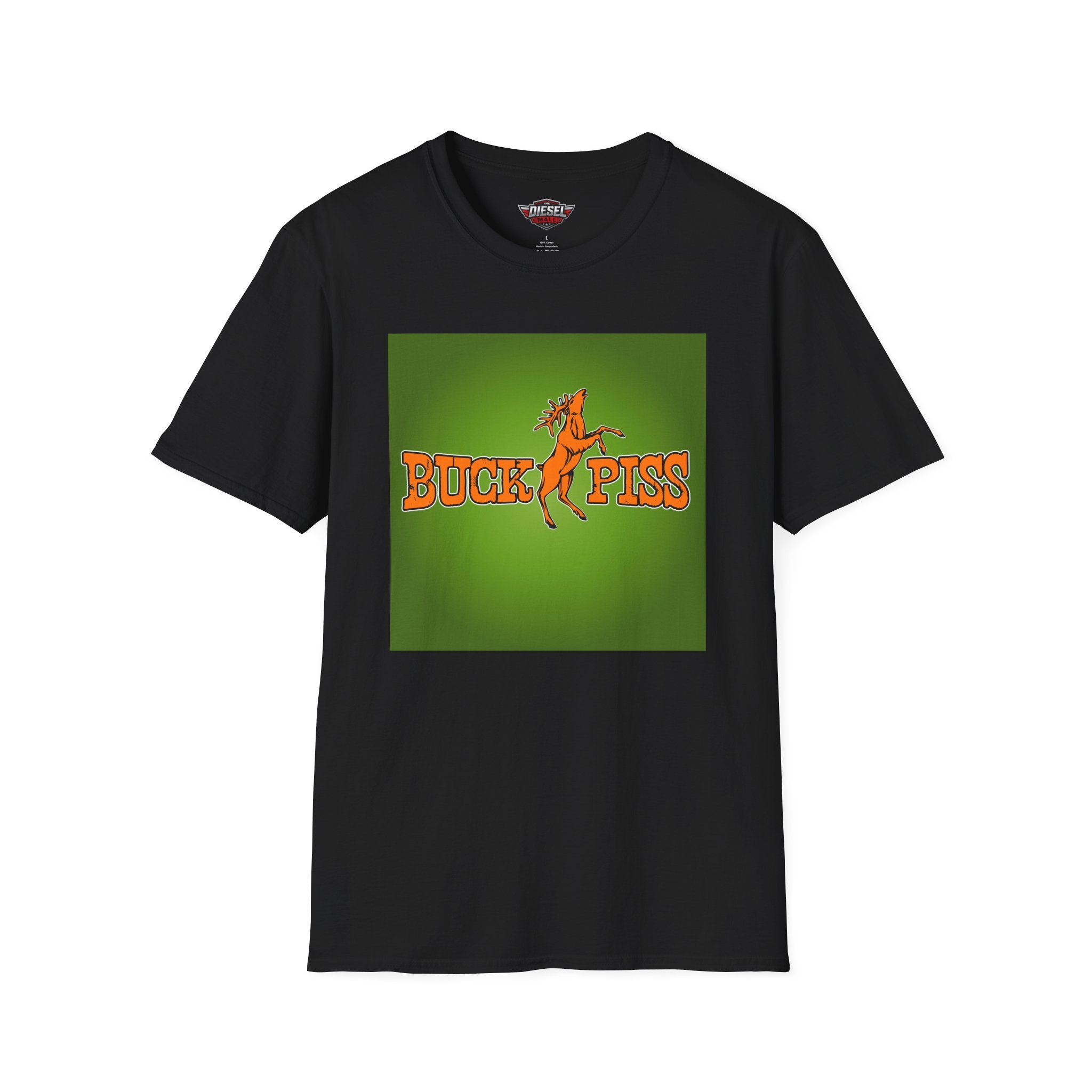 Buck Piss Graphic T-Shirt — Retro Bucking Horse Tee
