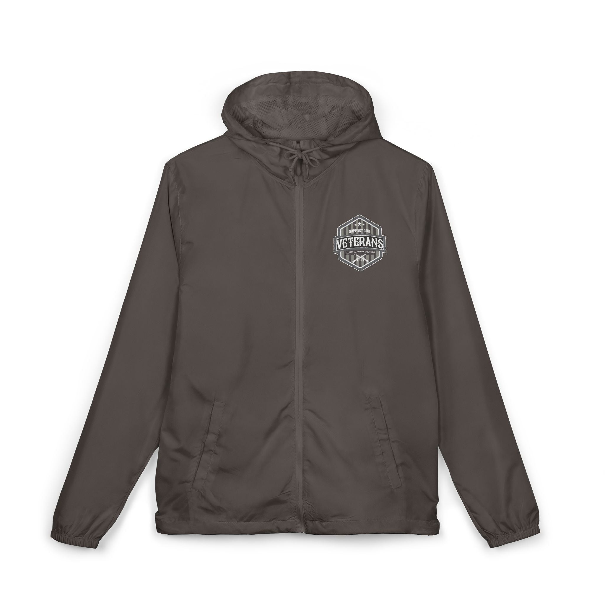Veterans Badge Windbreaker Jacket