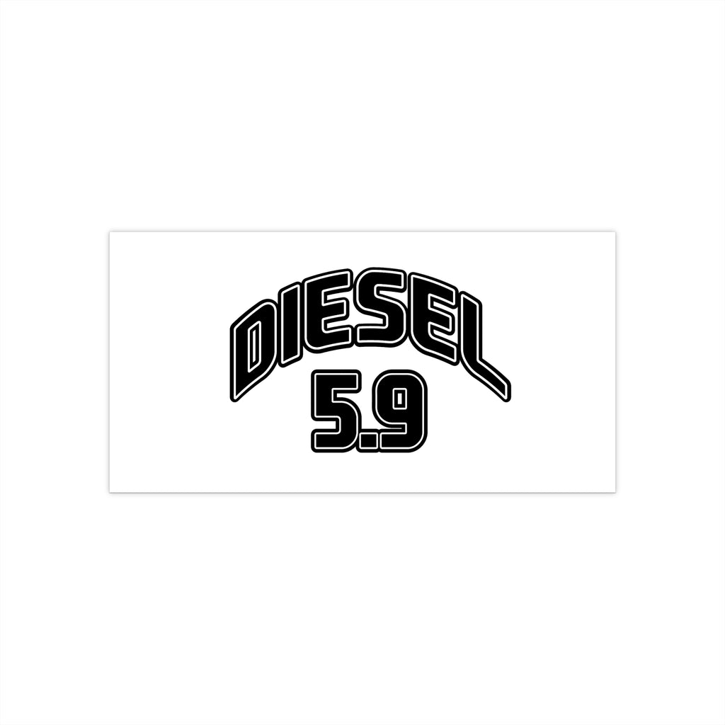 Diesel 5.9 Bumper Sticker — Vintage Truck Decal