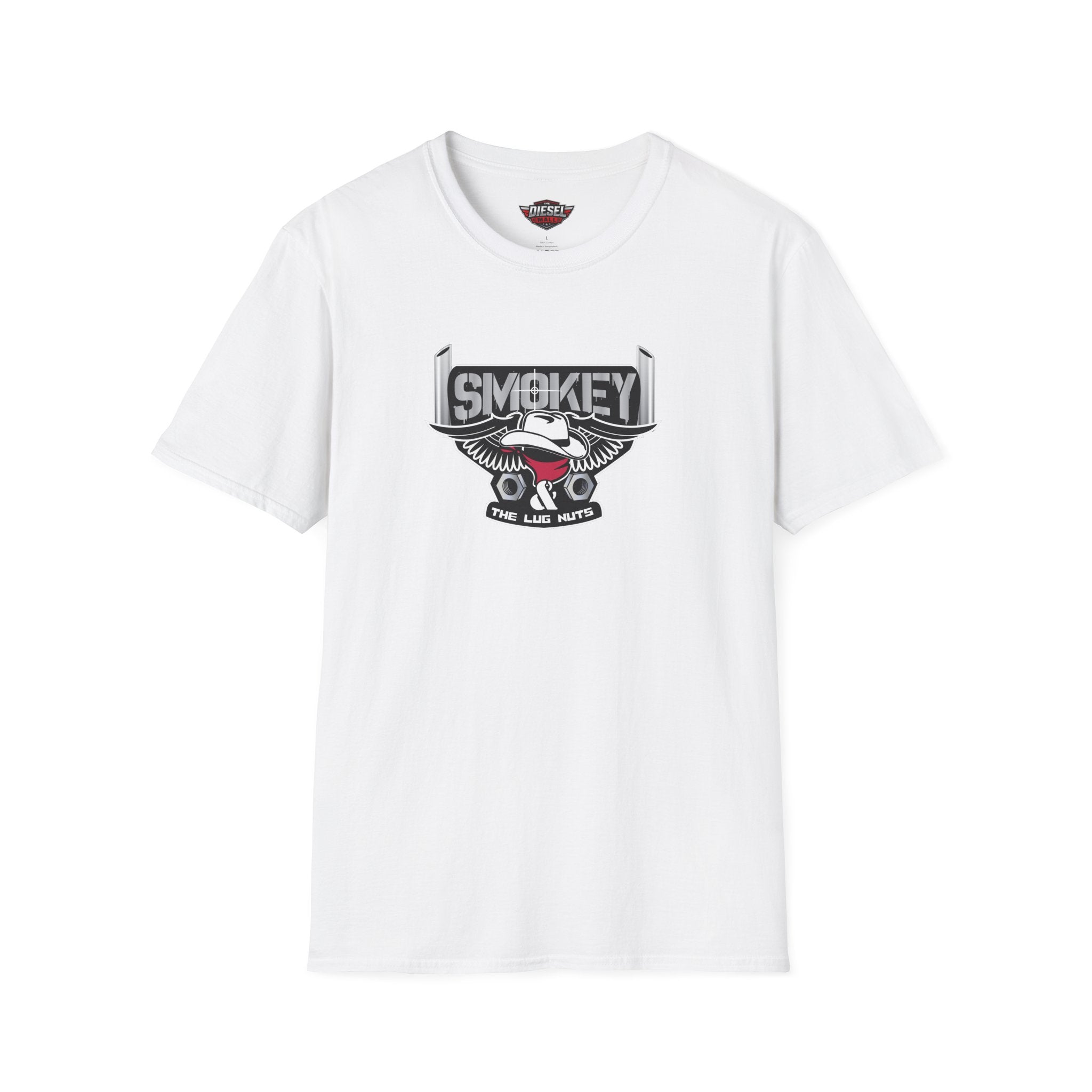 Smokey Motorcycle Eagle T-Shirt — Retro Biker Emblem Tee