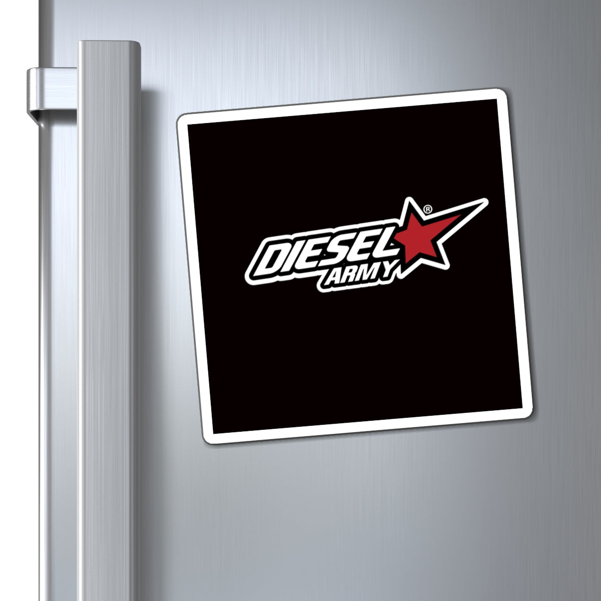 Diesel Army Logo Magnet – Red Star Automotive Fan Sticker