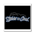 Stokin' the Coals Magnetic Sticker – BBQ Grill & Smoker Magnet