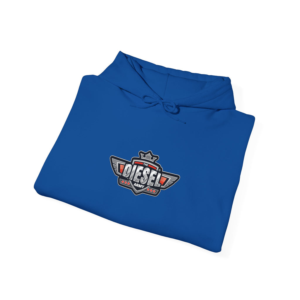 Diesel Logo Hoodie — Retro Motor Emblem Pullover