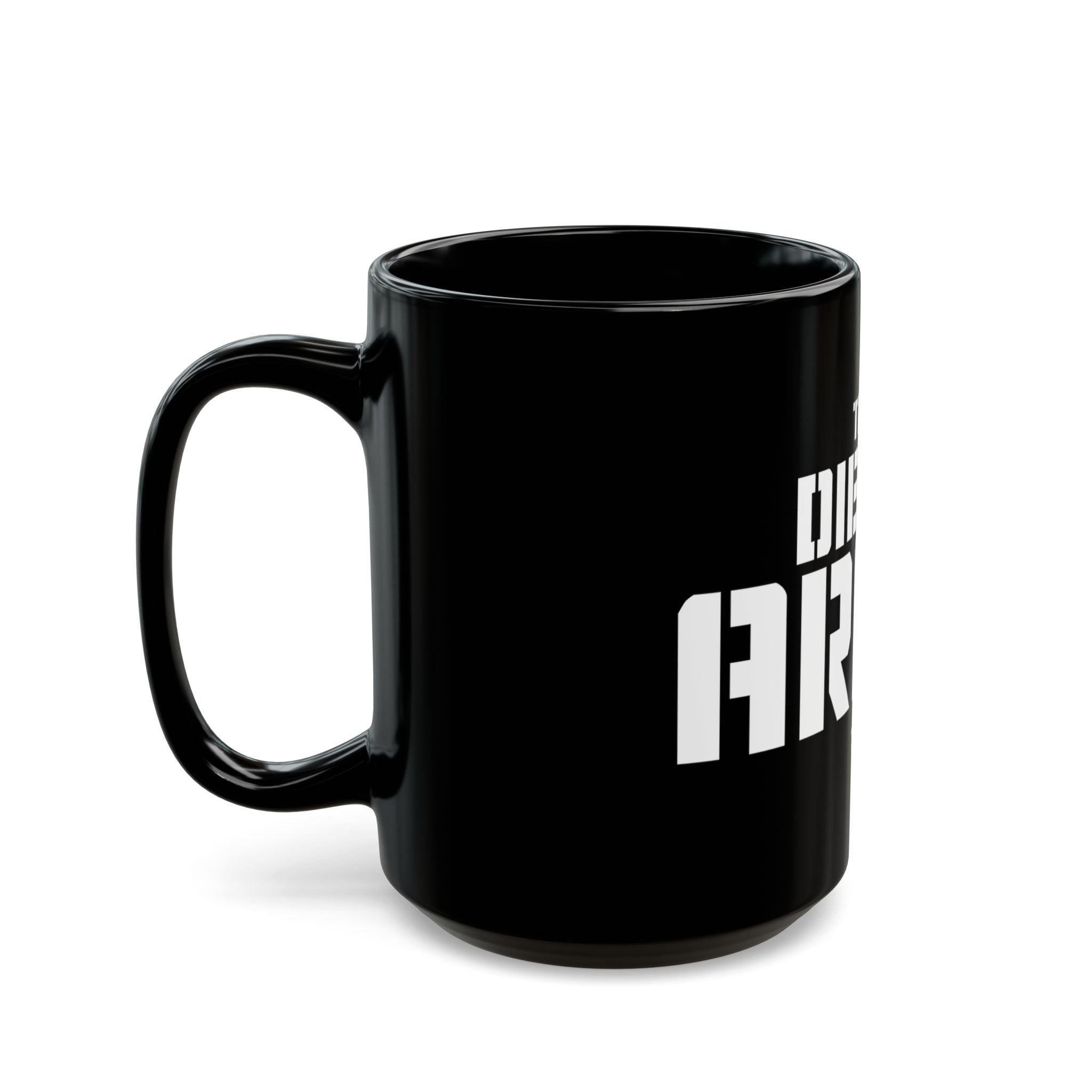 The Diesel Army Black Coffee Mug –  11oz/15oz Ceramic