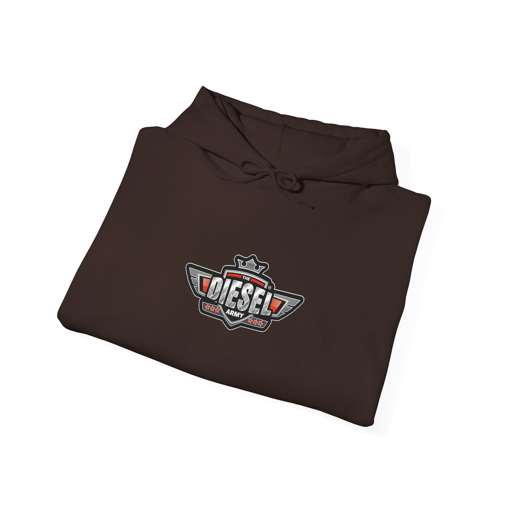 Diesel Logo Hoodie — Retro Motor Emblem Pullover