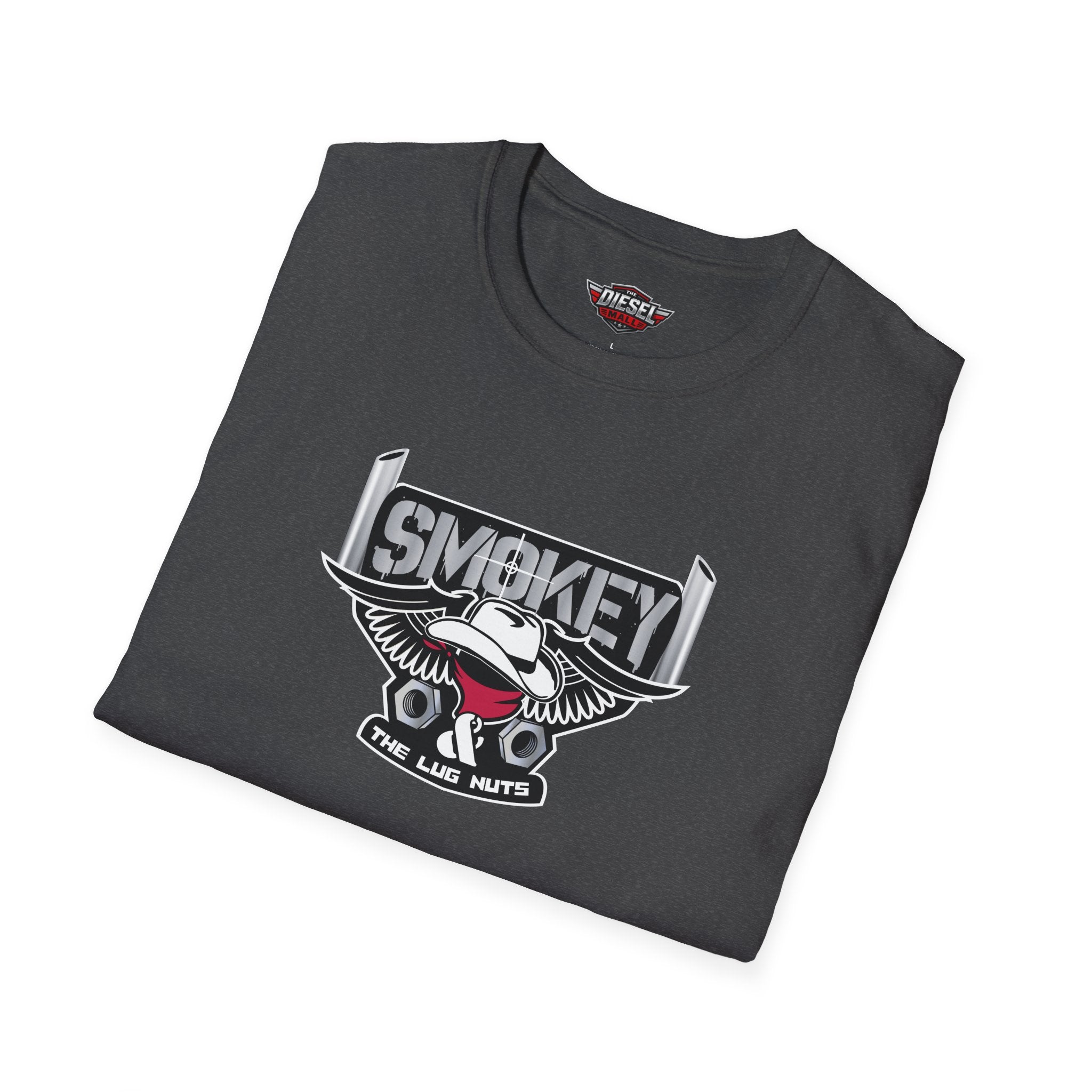 Smokey Motorcycle Eagle T-Shirt — Retro Biker Emblem Tee